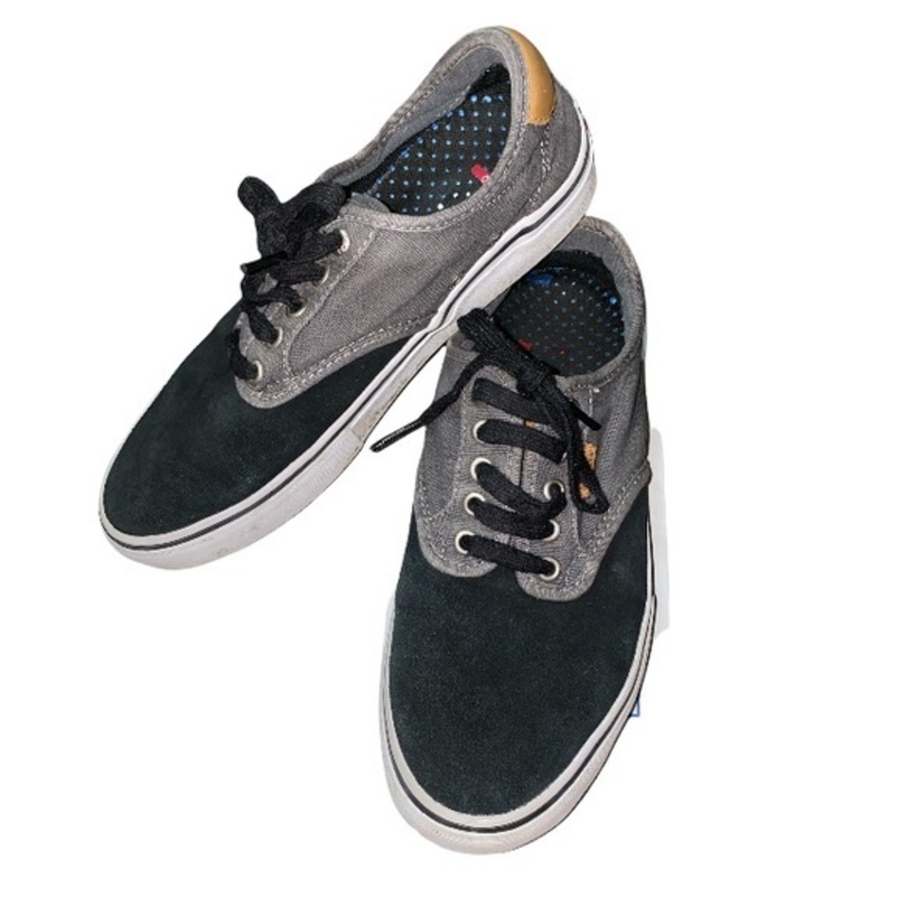 Vans Chima Ferguson Pro Shoes (Two-Tone) Grey/Black shoes in size 7.5